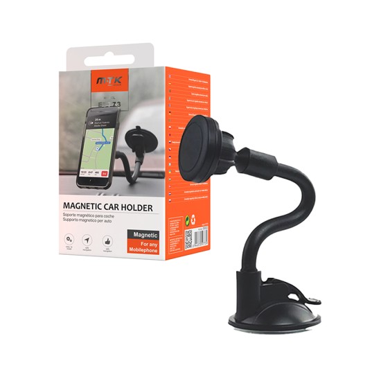 Suporte para Telefone com Ventosa para Carro Magnética OnePlus ET773 360° Ajustável Preto Suporte para Telefone com Ventosa para Carro Magnética OnePlus ET773 360° Ajustável Preto